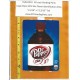 Large Pepsi HVV or High Visibility Vendor Size Soda Flavor Strip Dr Pepper DIET 20oz RIPPLE BOTTLE