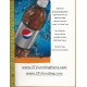 Large Pepsi HVV or High Visibility Vendor Size Soda Flavor Strip Pepsi DIET 20oz SWIRL BOTTLE