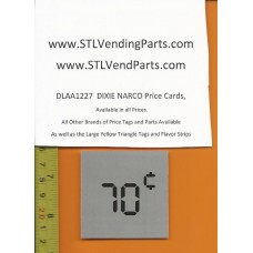 DIXIE Narco .70 Price Window Labels