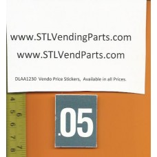 VENDO Price Sticker .05