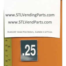 VENDO Price Sticker .25