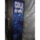 GENERIC Cold Drink Vinyl Sticker EITHER side 16 x 72.75" blue with Bubbles